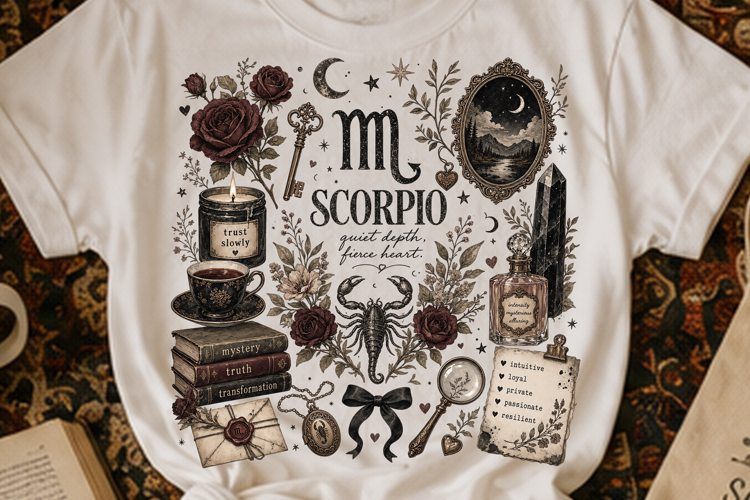 Scorpio Sublimation | Horoscope Png | Zodiac Sublimation