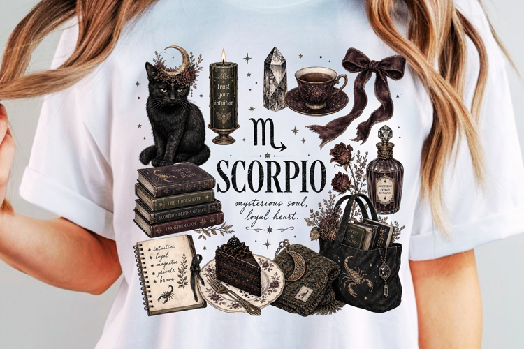 Scorpio Sublimation | Horoscope Png | Zodiac Sublimation