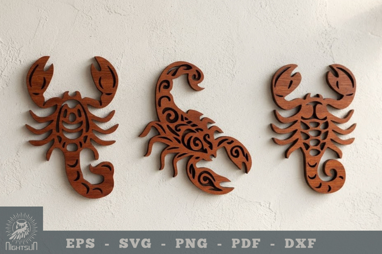 Scorpion Lasercut Wall Decoration