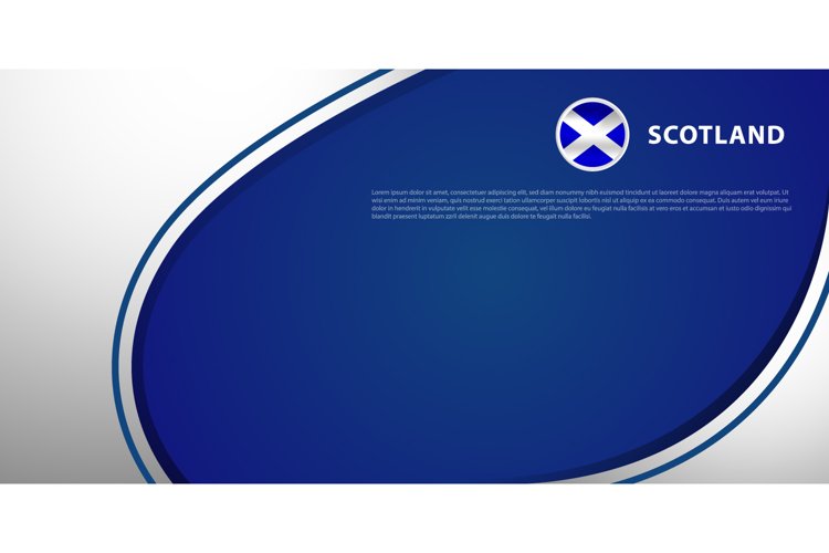 Scotland layout background concept design template