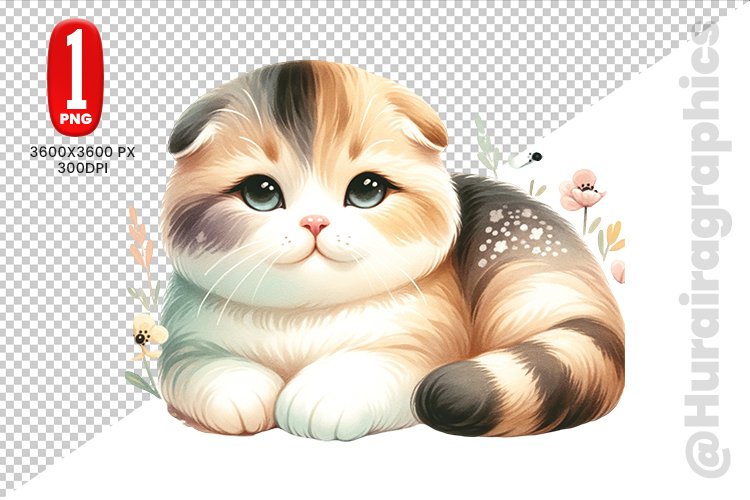 Cute Cat Clipart Image 18