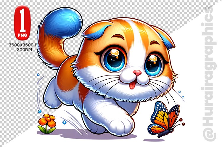 Cute Cat Clipart Image 11