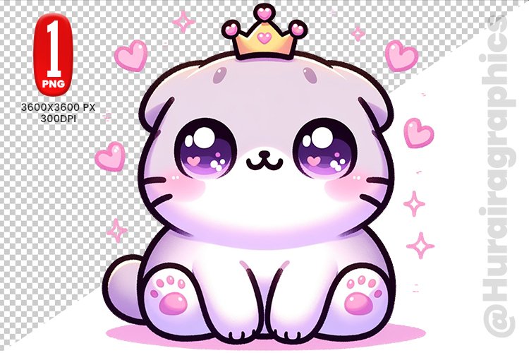 Cute Cat Clipart Image 2