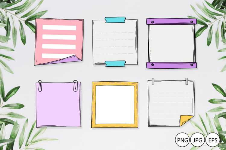 Scrapbooking Page Template / Notes Scrapbook