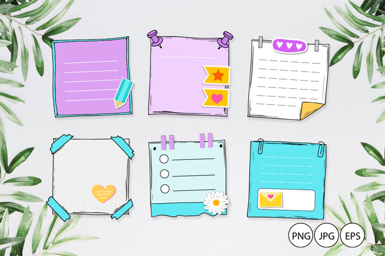 Scrapbooking Page Template / Notes Scrapbook