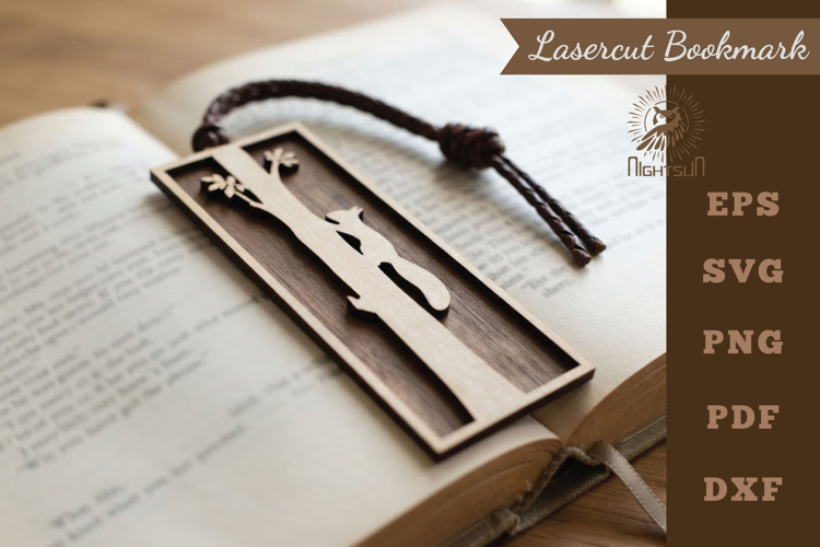 Scuirrel Lasercut Bookmark