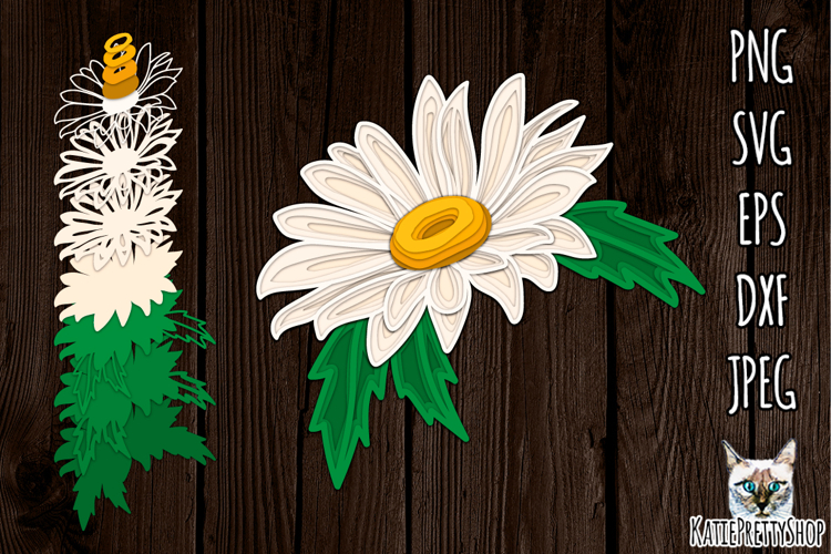 Layered Flower Svg Image 20