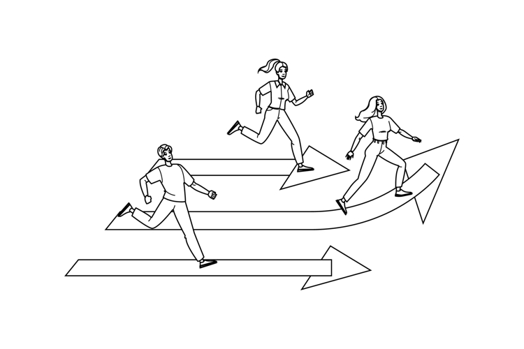 competitor competitive advantage vector