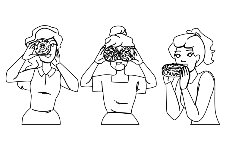 Donut Vector Image 4