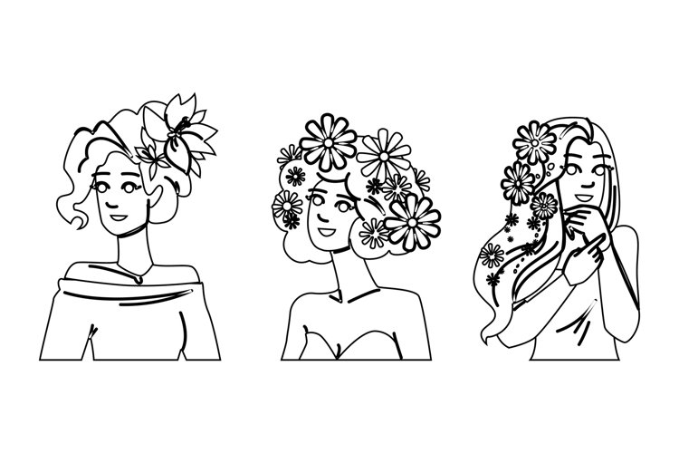 Hair Vector Image 24