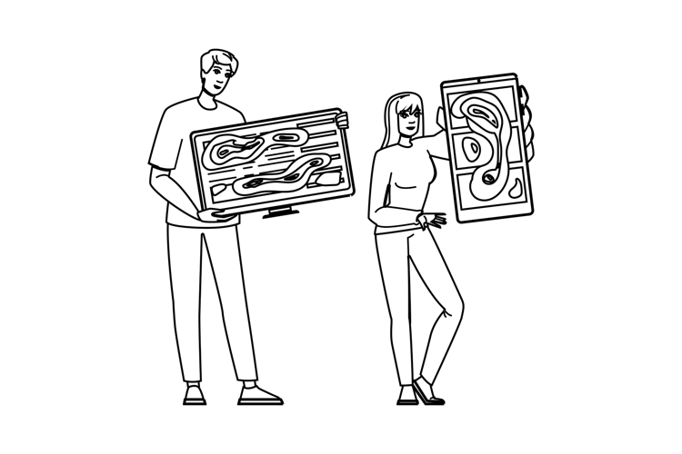 data heatmap website vector