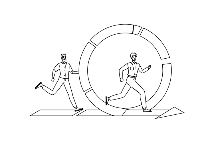 agile iterative development vector (6579342)