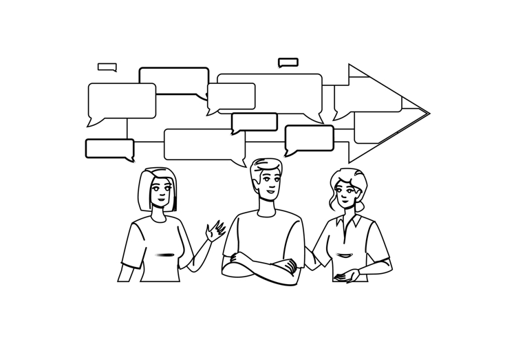 retail omnichannel vector