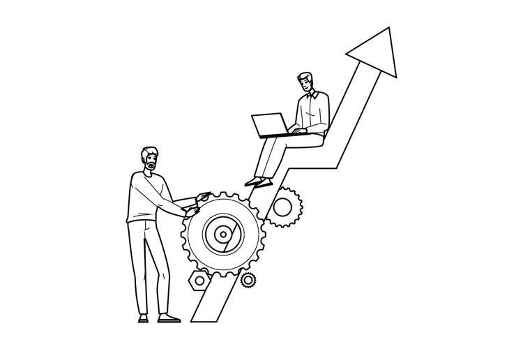 Performance Manage Vector graph performance management vector (6584484)