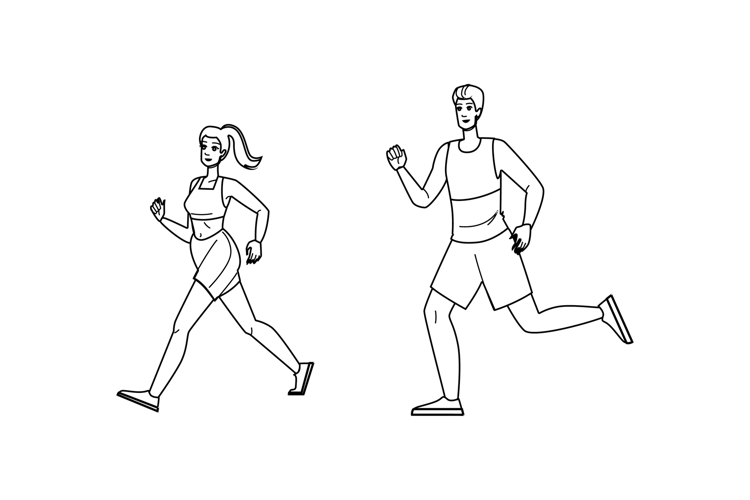 Running Illustration Image 4