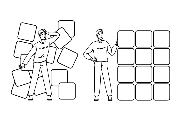 abstract structured data vector