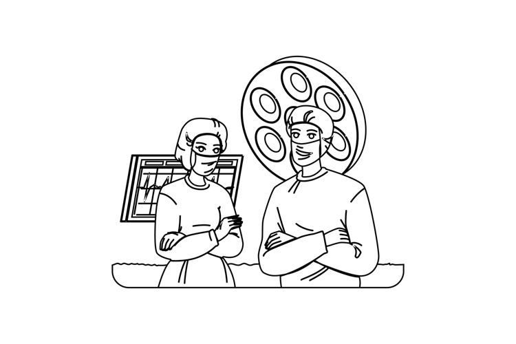 surgeon surgeons operating room vector