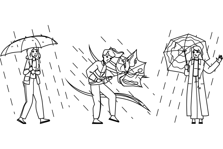 Umbrella Illustration Image 2