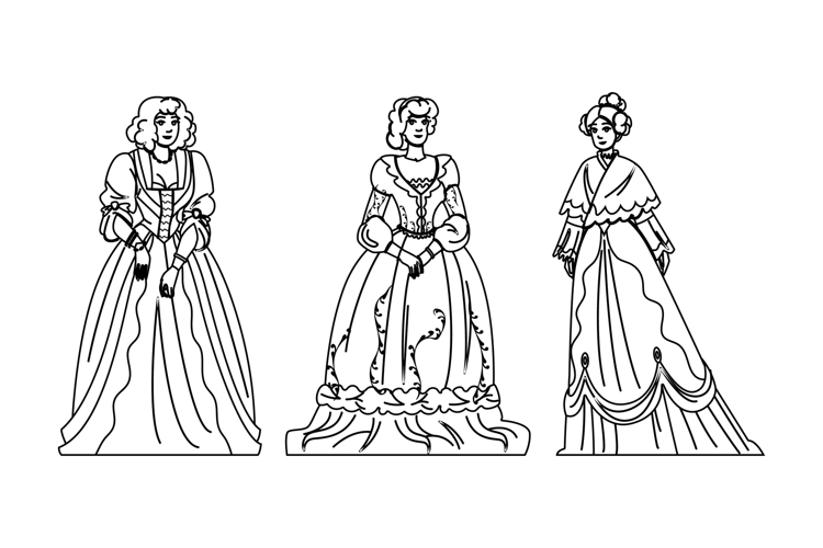 Victorian Vector Image 14