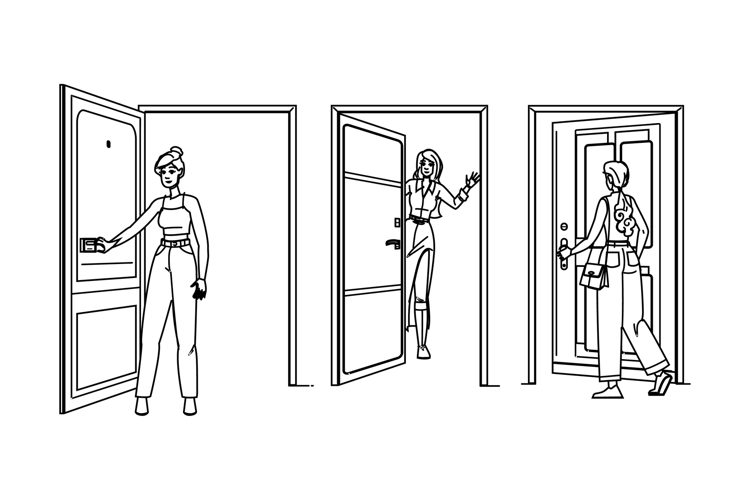 Doorway Illustration