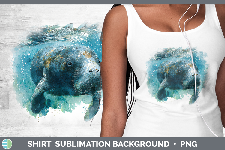 Dugong SEA 02 Sketch Shirt Sublimation Design