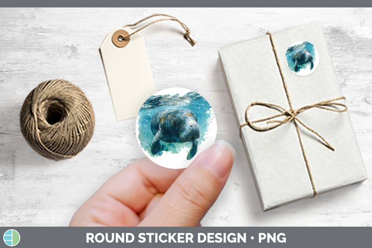 Dugong SEA 02 Sketch Stickers Design