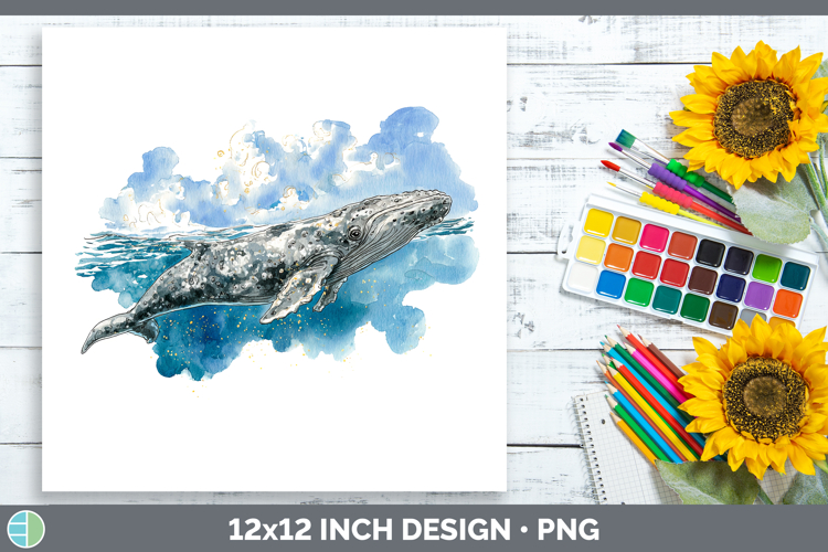 Gray Whale SEA 02 Sketch Paper Backgrounds Design