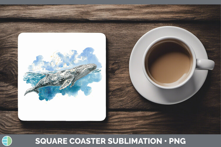 GorgeousSEA 02 Sketch Square Coaster design.