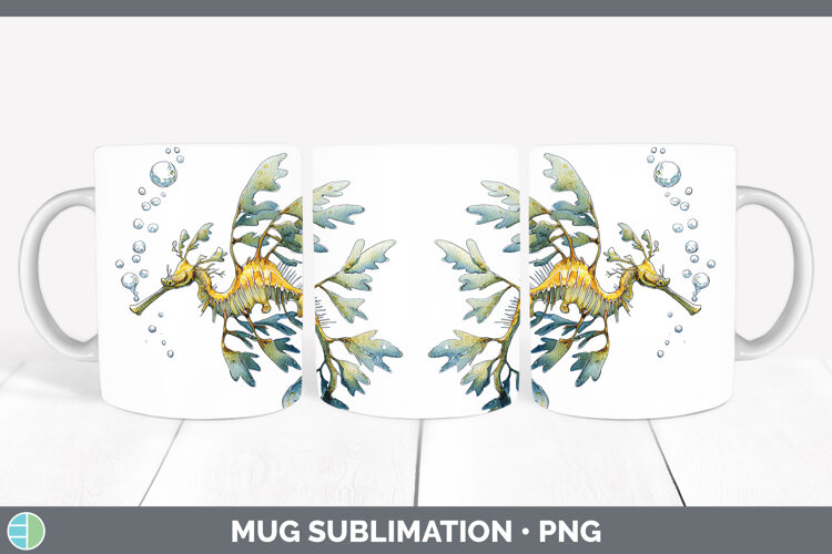 GorgeousSEA 02 Sketch Mug Wrap design.