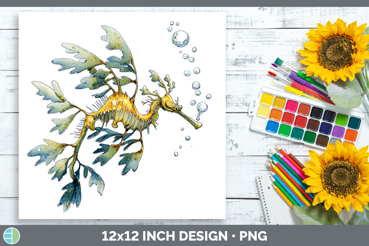 Leafy Seadragon SEA 02 Sketch Paper Backgrounds Design