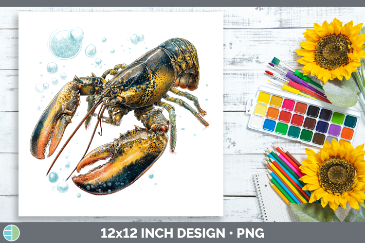 Lobster SEA 02 Sketch Paper Backgrounds Design