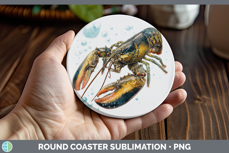 GorgeousSEA 02 Sketch Round Coaster design.