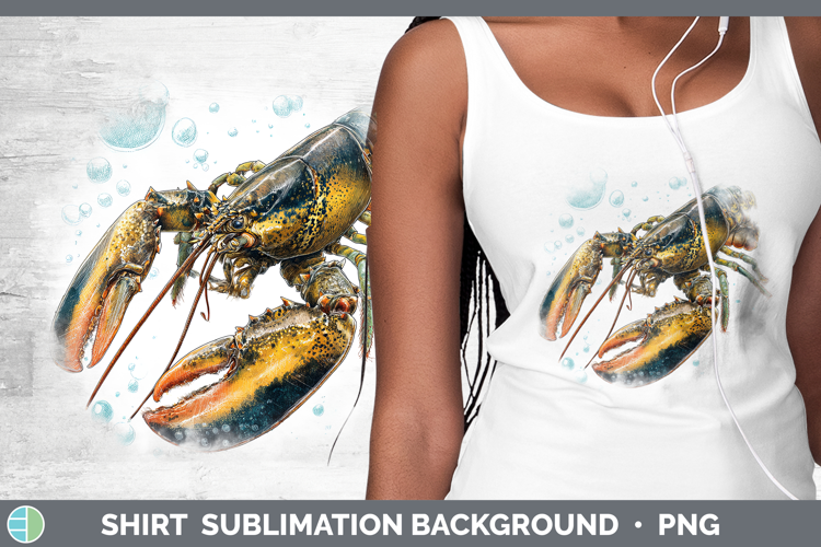 Lobster SEA 02 Sketch Shirt Sublimation Design