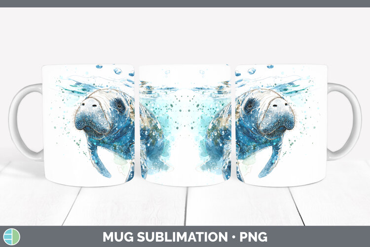 GorgeousSEA 02 Sketch Mug Wrap design.