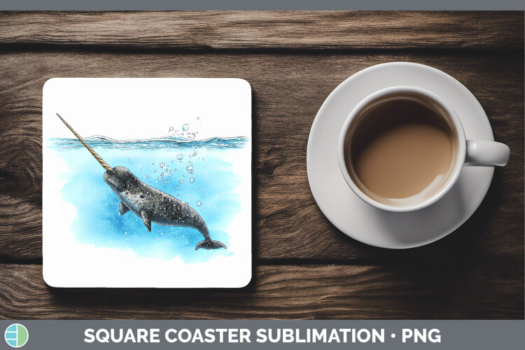 GorgeousSEA 02 Sketch Square Coaster design.