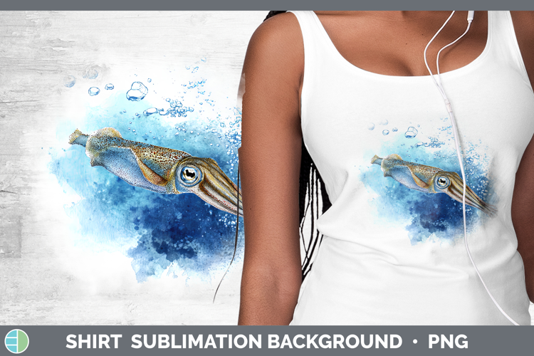 Squid SEA 02 Sketch Shirt Sublimation Design