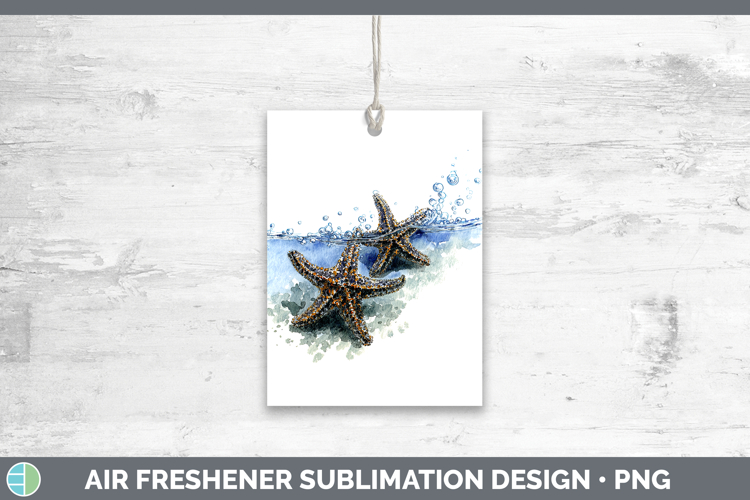 Starfish SEA 02 Sketch Air Freshener Sublimation Design
