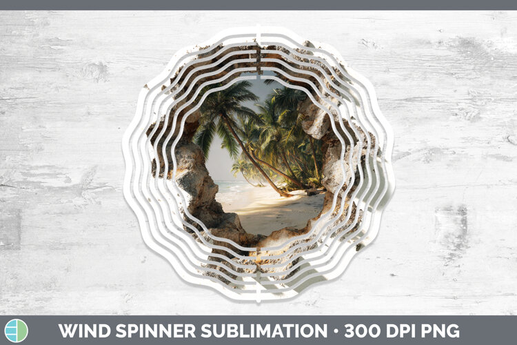 GorgeousSea 3D Hole Wind Spinner design.