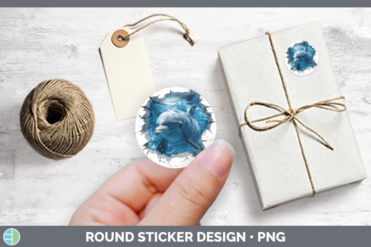 GorgeousSea 3D Hole Stickers design.