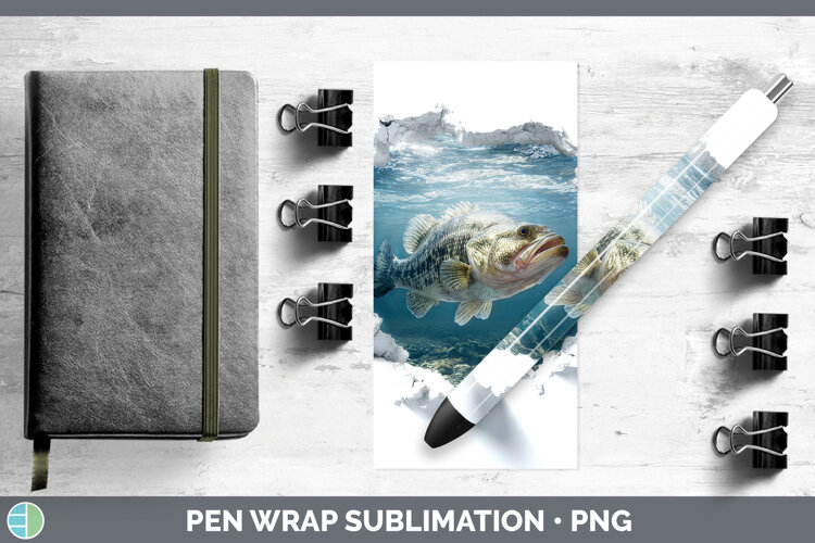 GorgeousSea 3D Hole Pen Wrap design.