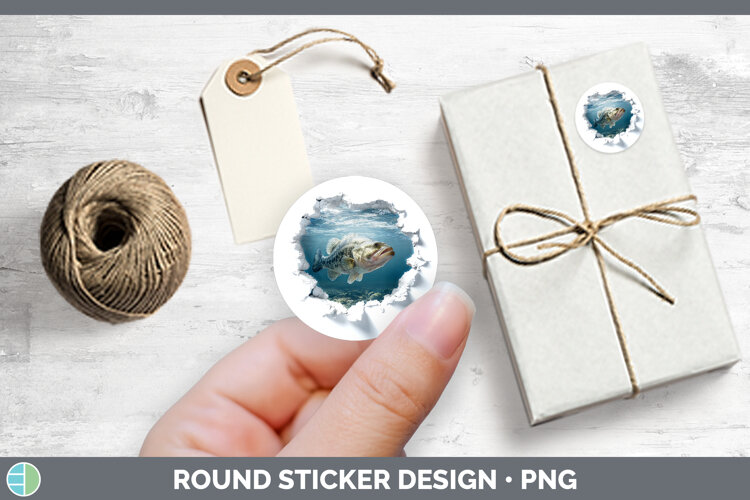 GorgeousSea 3D Hole Stickers design.