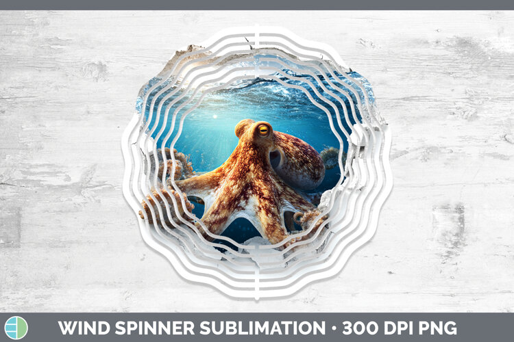 GorgeousSea 3D Hole Wind Spinner design.