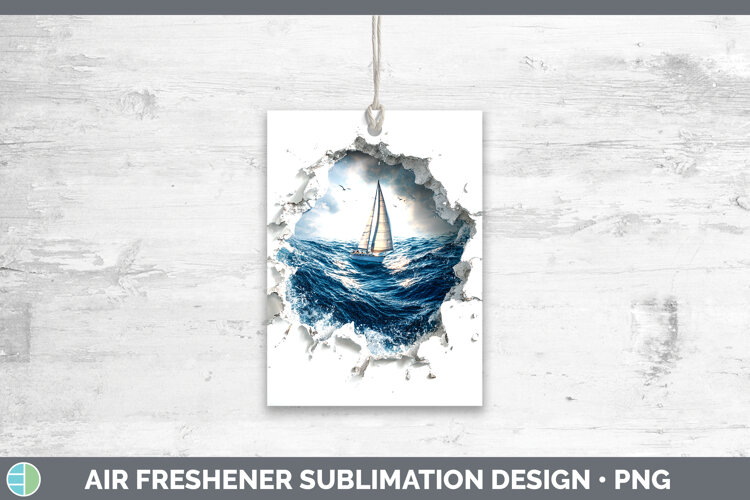 GorgeousSea 3D Hole Air Freshener design.