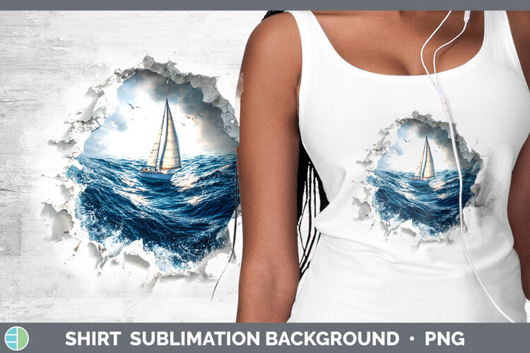 GorgeousSea 3D Hole Shirt design.