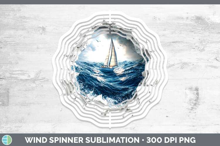 GorgeousSea 3D Hole Wind Spinner design.