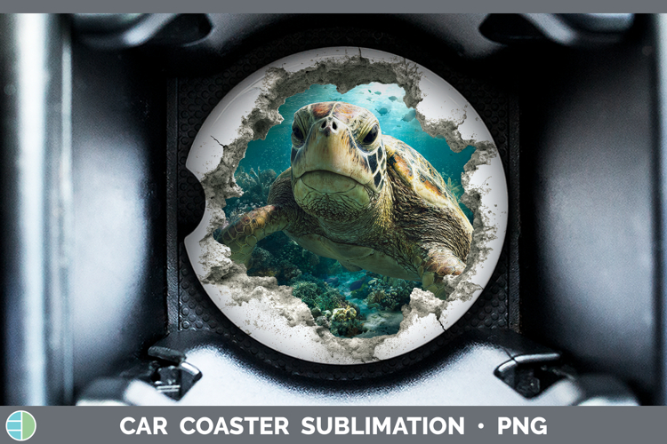 Car Coaster Sublimation Designs Image 4