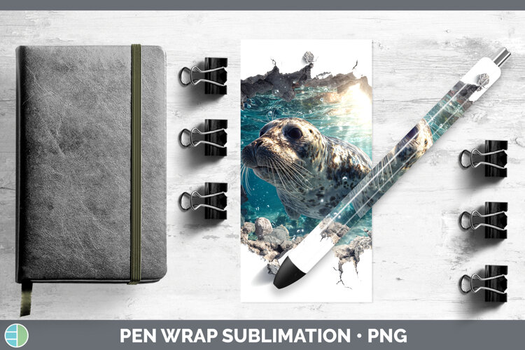 GorgeousSea 3D Hole Pen Wrap design.