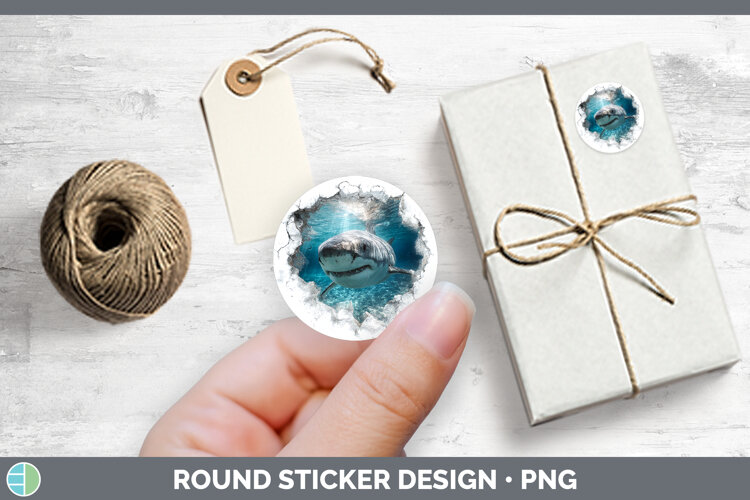 GorgeousSea 3D Hole Stickers design.