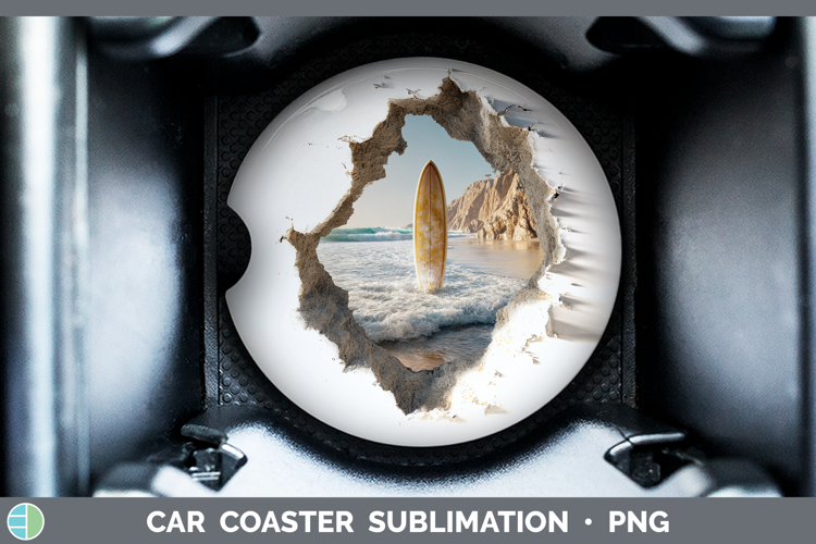 Car Coaster Sublimation Designs Image 12