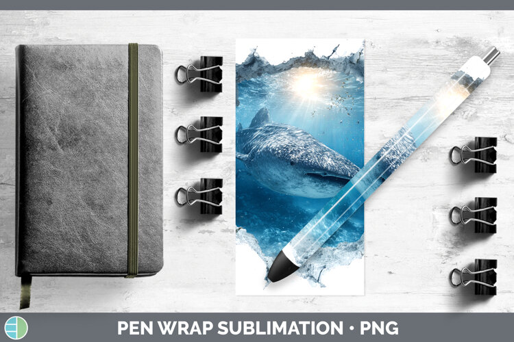 GorgeousSea 3D Hole Pen Wrap design.